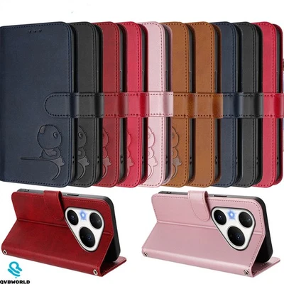 Phone Cover for Huawei Mate 70 60 Nova 14 13 12 11 9 Luxury Leather Wallet Case - Image 1 of 4