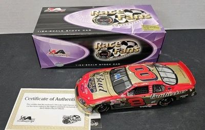 Dale Jr 2004 Race Fans Only #8 Budweiser Daytona 500 ganador coche cromado dorado Foto 1 de 4