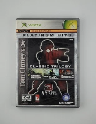 Tom Clancy's Classic Trilogy (Microsoft Xbox, 2004) - Image 1 of 4