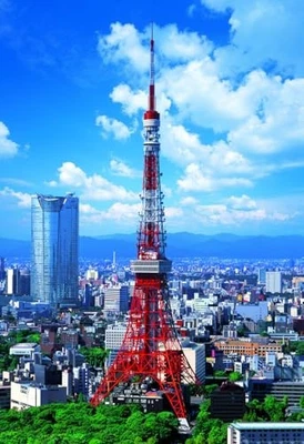 300-piece jigsaw puzzle Tokyo Tower 26x38cmfrom JP - Image 1 of 3