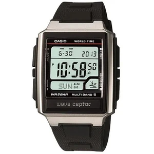 Casio WV-59R-1AJF Wave Ceptor Digital Watch Multi Band 6 World Time Solar - Picture 1 of 2