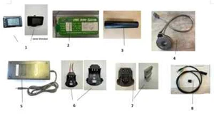 Soporte de batería SFM / Sachs superior sin cable solo piezas de plástico P2540049R Saxonet... - Imagen 1 de 1