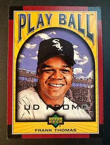 Frank Thomas 2003 Upper Deck Play Ball UD Promo Card SP #103 HTF White Sox HOF