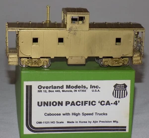 OMI HO BRASS UNION PACIFIC CA-4 CABOOSE - NEW - NEVER RUN - Picture 1 of 3