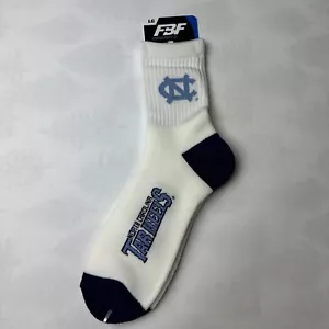 North Carolina Tar Heels NCAA Crew Socks For Bare Feet Size L Men's 10-13 - Picture 1 of 6