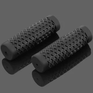 All Black Dirt Bike Hand Grips 22mm & 25mm Rubber Cover For Ducati 1098 1198 - Picture 1 of 8