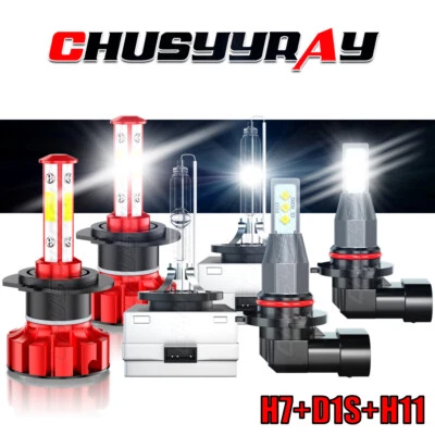 H7 + D1S + H11 светодиодный / ксеноновая фара противотуманный дальний ближний свет для Volvo XC60 2010 2011 2012 2013 - Изображение 1 из 4