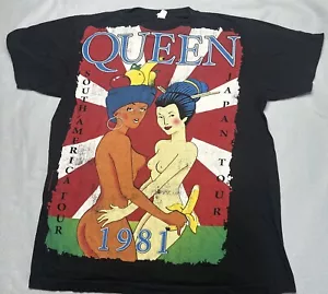 maglietta queen south america tour japan tour 2008 taglia l - Foto 1 di 7