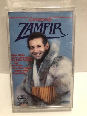 Sealed Christmas with Zamfir Cassette Tape 1984 Pan Flute Holiday Carols New - Image 1 of 4