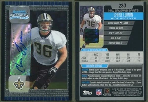 2005 Bowman Chrome - #230 - Chase Lyman (RC) New Orleans Saints - AUTO - Picture 1 of 1