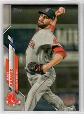 2020 Topps Series 1 Matt Barnes #60 Boston Red Sox