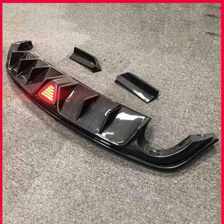 碳纤维 ABS 后保险杠扩散器唇部适合马自达 6 Atenza Sedan 2019-2021 — 第 1/4 张图片