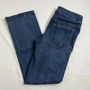 Chico's Women's Mid Rise Pull On Waistband Jeggings Denim Jeans 30x30 Size 4R - Picture 1 of 6