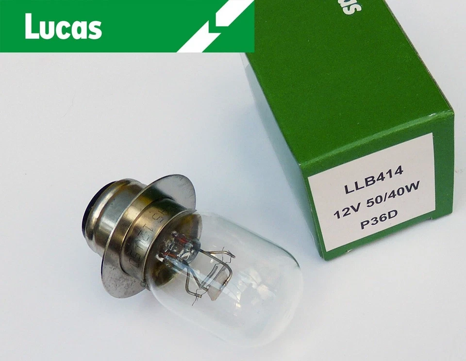 Lucas PL700 Tripod P700 BPF Lamp Bulb 12V 50W / 40W RHD E14, LLB414 / GLB414 - Image 1 of 1