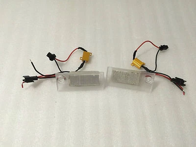 PLAFONES DE MATRICULA LUCES LED MATRICULAS Audi A6 C5 SEDAN 1997-2004  - Imagen 1 de 2