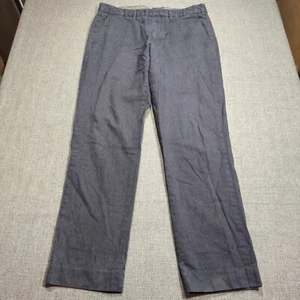J. Crew Men’s Pants Bowery Slim Fit Navy Blue Cotton Twill 31x30 Tag 31x27.5 - Picture 1 of 12