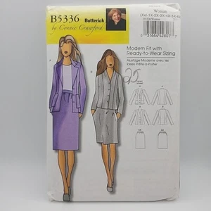 Butterick 5336 Connie Crawford Modern Fit Jacket Skirt Pattern Size XXL-6X Uncut - Picture 1 of 5