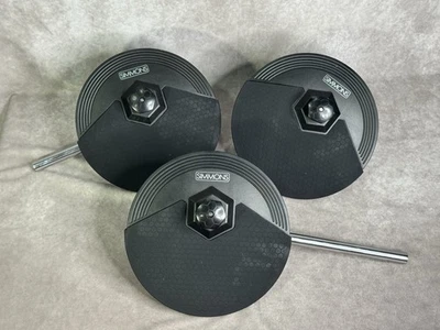 Комплект из 3 электронных тарелок для барабана Simmons S500CYM10S 10 дюймов Crash Ride - Изображение 1 из 4