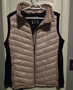 Calvin Klein Performance Women’s Puffer Pink Frost & Black Zip Up Vest Size 1X - Picture 1 of 8