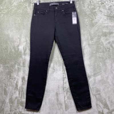 Guess Power Curvy Mid Para Mujer 28x30 Reg Negro Calce Ajustado Tiro Medio Ultra Ajustado NUEVO Foto 1 de 4