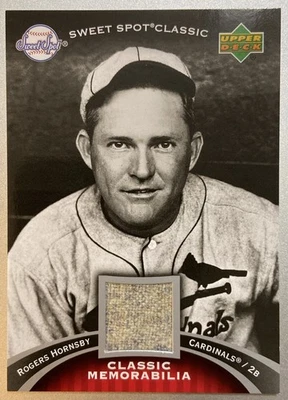 2007 Sweet Spot 经典 Rogers Hornsby 比赛使用遗物。 CM-RH 银色 — 第 1/2 张图片