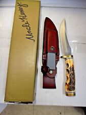 KNIFE-UNCLE HENRY (#153UH SCHRADE WITH SHEATH AND SHARPENER)