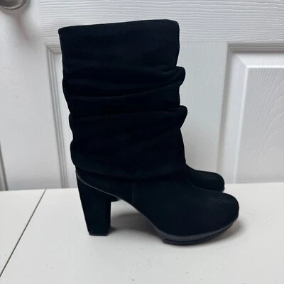 Michael Kors Lead The Way Slouch Botas Imitación Gamuza Negro Talla 8 Foto 1 de 4