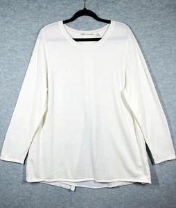 Soft Surroundings Sirena Wool Alpaca Tunic Sweater 1X Overlay Back Capsule EUC - Picture 1 of 12