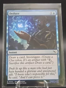 2024 MTG MKM Deduce C Foil #52 - Foto 1 di 1