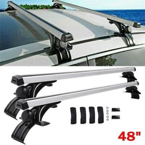 48" Car Top Roof Rack Cross Bar Luggage Cargo Carrier For Chevrolet Cruze Impala