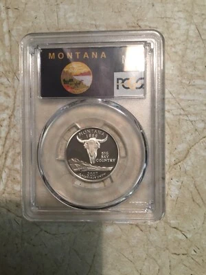 2007S Silver Montana State Quarter PCGS PR69DCAM Combined Shipping Fees - Image 1 of 2