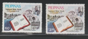 Filippine 1986 Sc # 1774-75 Bibbia MNH OG - Foto 1 di 1