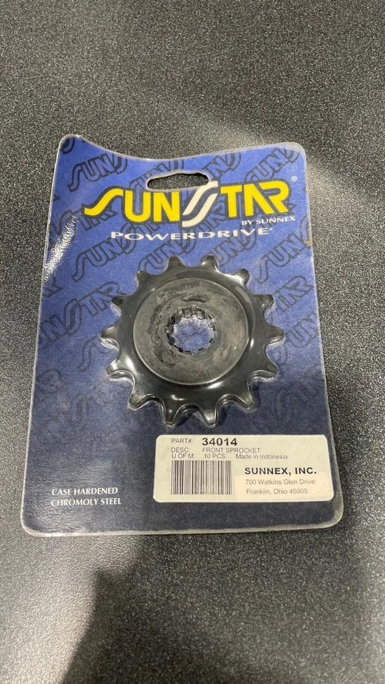 Piñón delantero Honda CR250R/500R Sunstar 14T 1986-87, 34014 Foto 1 de 1