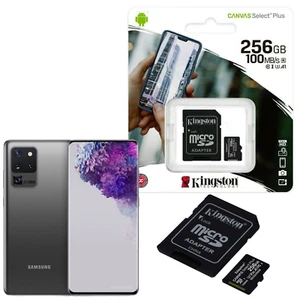 Memory Card for Samsung Galaxy S20, S20+, S20 Ultra, S20 FE, S20 FE 5G 256GB C10 - Picture 1 of 96