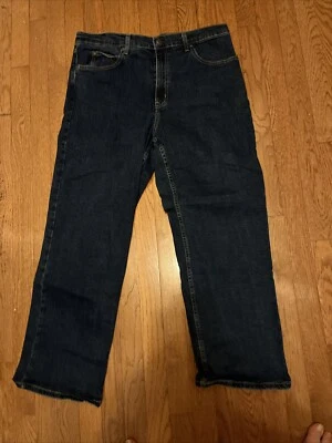 Jeans de mezclilla Saddlebred 36x30 calce relajado pierna recta medidas 36x28 Ver fotos Foto 1 de 4