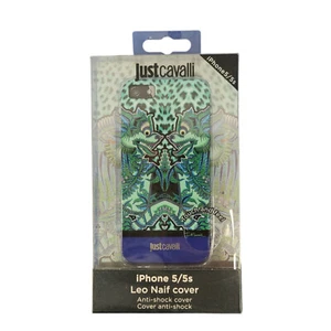 JUST CAVALLI - CUSTODIA COVER ANTISHOCK Leo Naif per IPHONE 5 / 5S - NUOVO - Foto 1 di 1