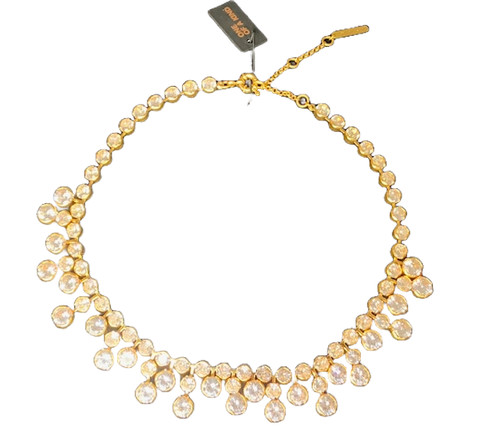 VETEMENTS Collana Oro Abbellito Cristallo Statement