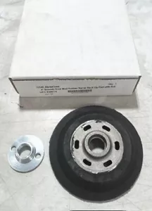 CGW 4" Rubber Fiber Disc Back-Up Pad Smooth Medium with Nut - Picture 1 of 1