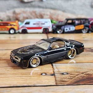 Jada 1978 PONTIAC FIREBIRD TRANS AM black BIGTIME MUSCLE Full Diecast Loose Toy - Picture 1 of 10
