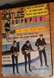 VTG 1964 Teen Screen The Beatles Color Pin-Up Album Magazine Complete - Picture 1 of 9