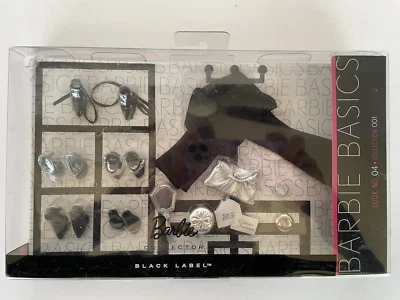 Accesorios Barbie Basics Etiqueta Negra - Look No. 04, Colección 001 NUEVO Foto 1 de 3