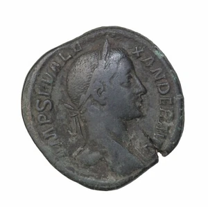 Severus Alexander Bronze Sestertius Rome 231 AD Ancient Roman Coin RIC.549 - Picture 1 of 2