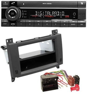 Kienzle Bluetooth MP3 USB DAB Autoradio für Mercedes A- B-Klasse Vito rubbertouc - Bild 1 von 4