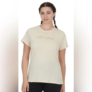 NUEVA Camiseta Ski-Doo Para Mujer Signature Manga Corta 100% Algodón S - Imagen 1 de 4