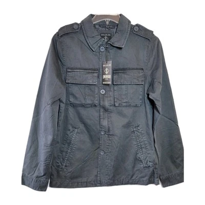 Chaqueta Militar Indigo Star Para Hombres Mayor Talla S Gris Oscuro Camuflaje Exterior Nueva Con Etiquetas Foto 1 de 4