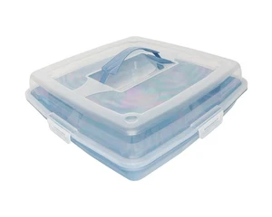 Kuchenbehälter Blechkuchen Transportbox mit Tragegriff 35x35x10cm Serie Alythia - Bild 1 von 1