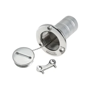38mm/1.5" Marine Boat Fuel Gas Deck Fill/Filler & Key Stainless Steel Hardware - Picture 1 of 12