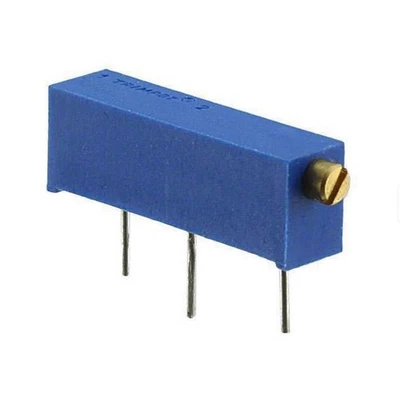 ELECTRON Spindel-Trimmer 500 Ohm RM12,7/2,54mm Cermet 19mm-Poti