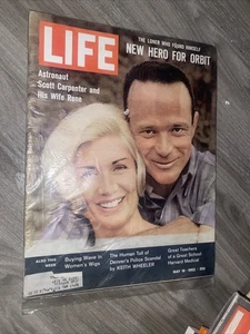 Vintage Life Magazine May 18, 1962 "New Hero For Orbit" Scott Carpenter - Picture 1 of 3