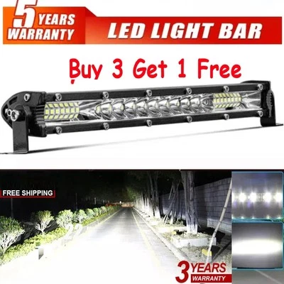 12 pulgadas 450000lm Barra de luz luces LED combo de flujo puntual Combo Offroad Foto 1 de 4